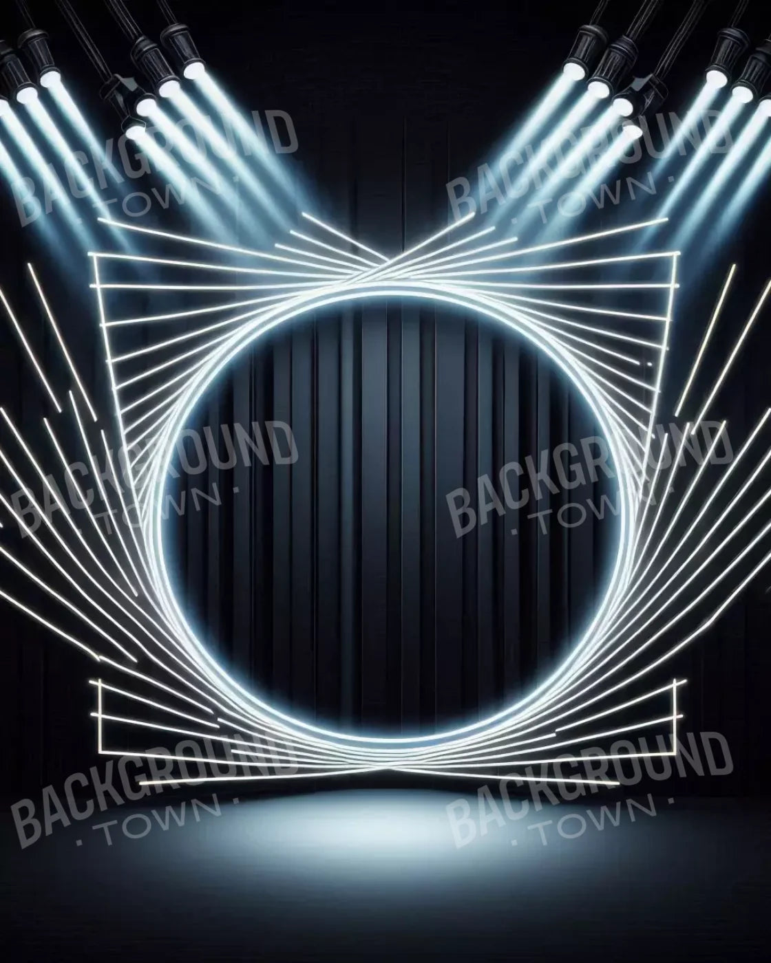 Illuminated Portal 8’X10’ Fleece (96 X 120 Inch) Backdrop