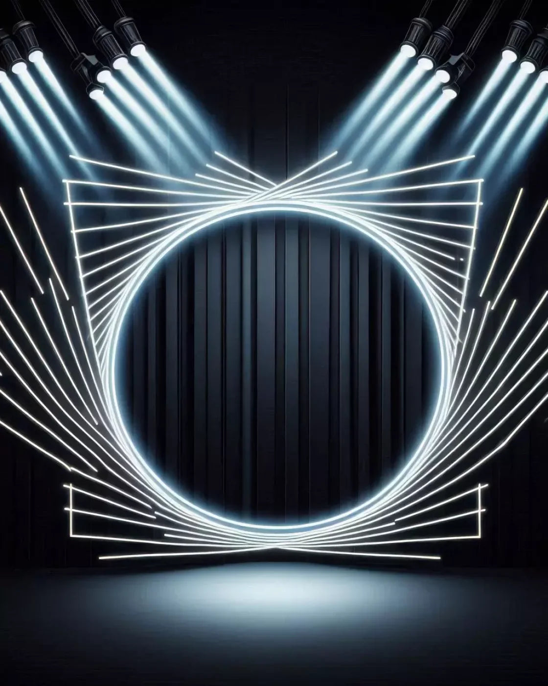 Illuminated Portal 8’X10’ Fleece (96 X 120 Inch) Backdrop