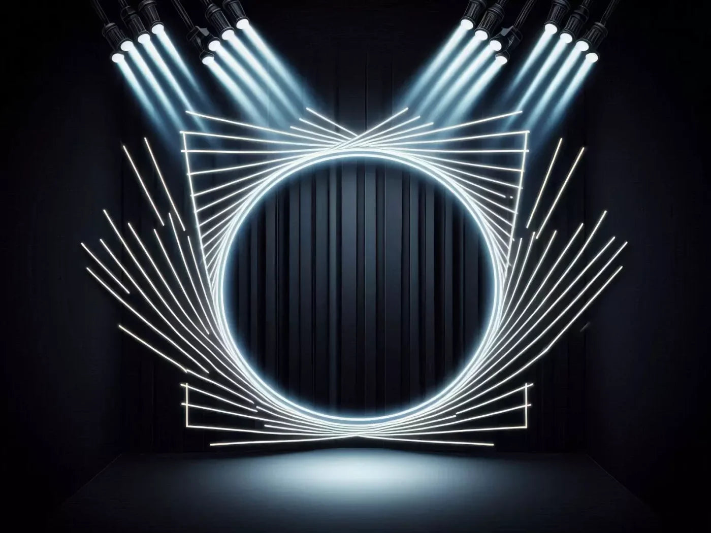Illuminated Portal 8’X6’ Fleece (96 X 72 Inch) Backdrop