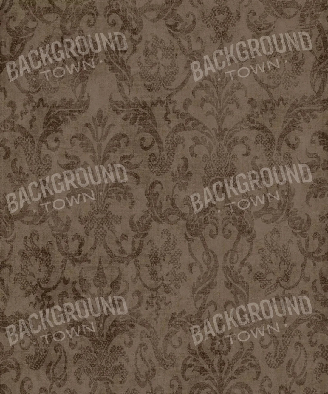 Brown Damask Backdrop for Photography