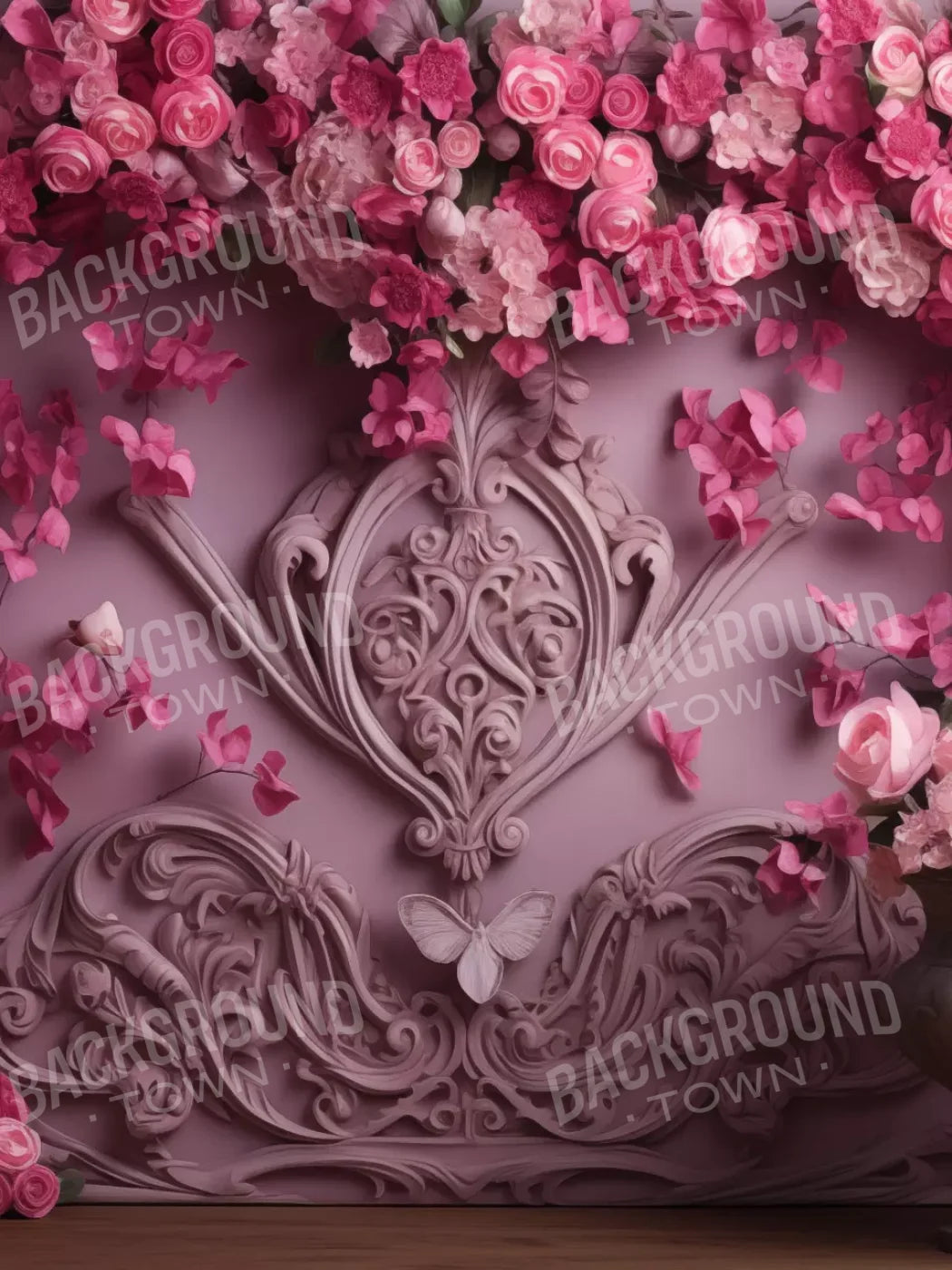 In Love I 5X68 Fleece ( 60 X 80 Inch ) Backdrop