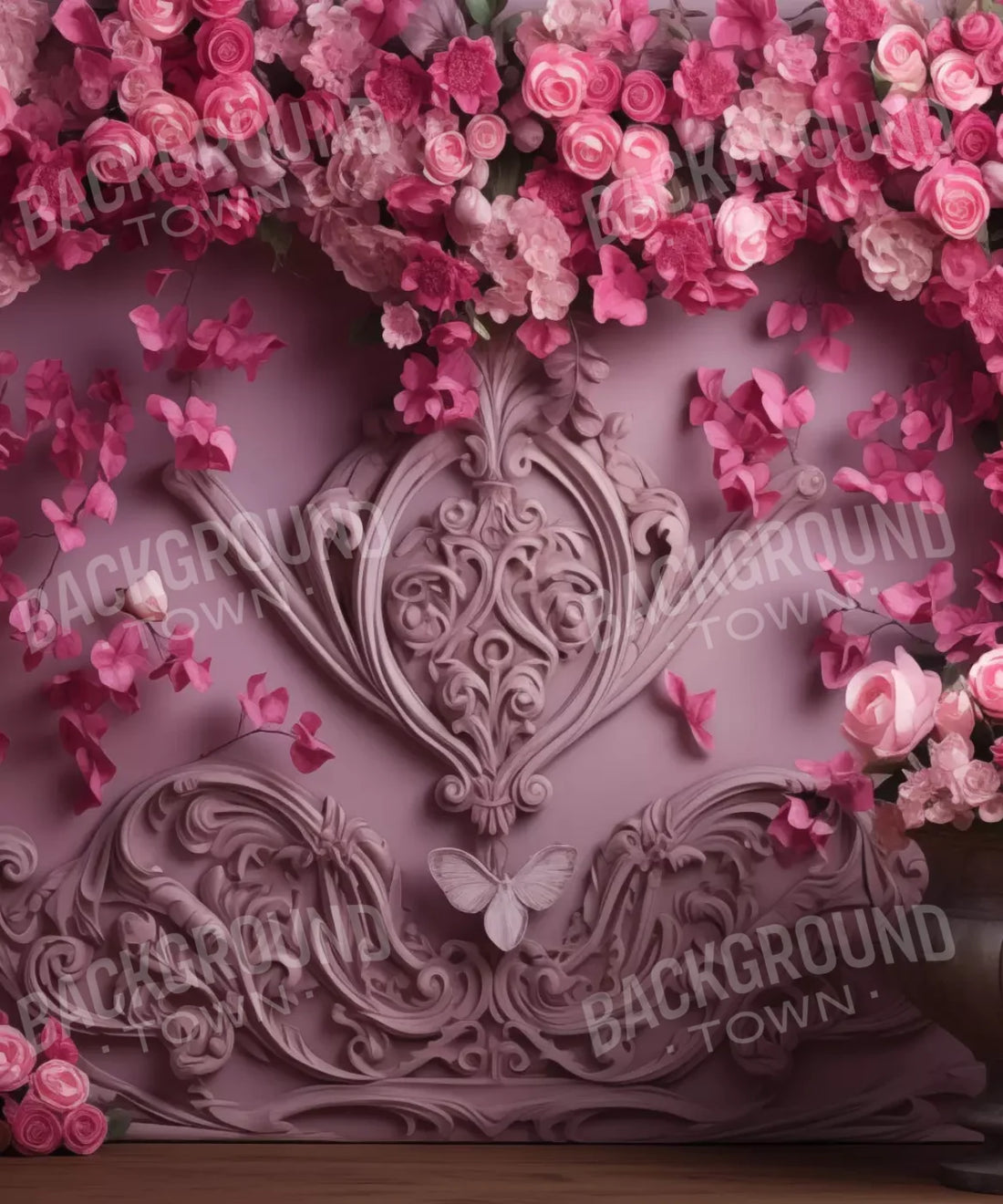 Pink Al Design Backdrop for Photography