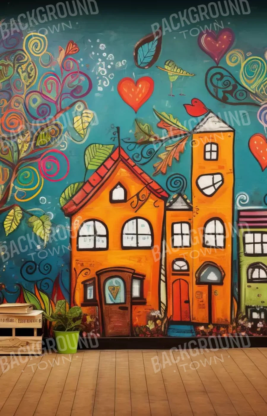 Our School 9’X14’ Ultracloth (108 X 168 Inch) Backdrop