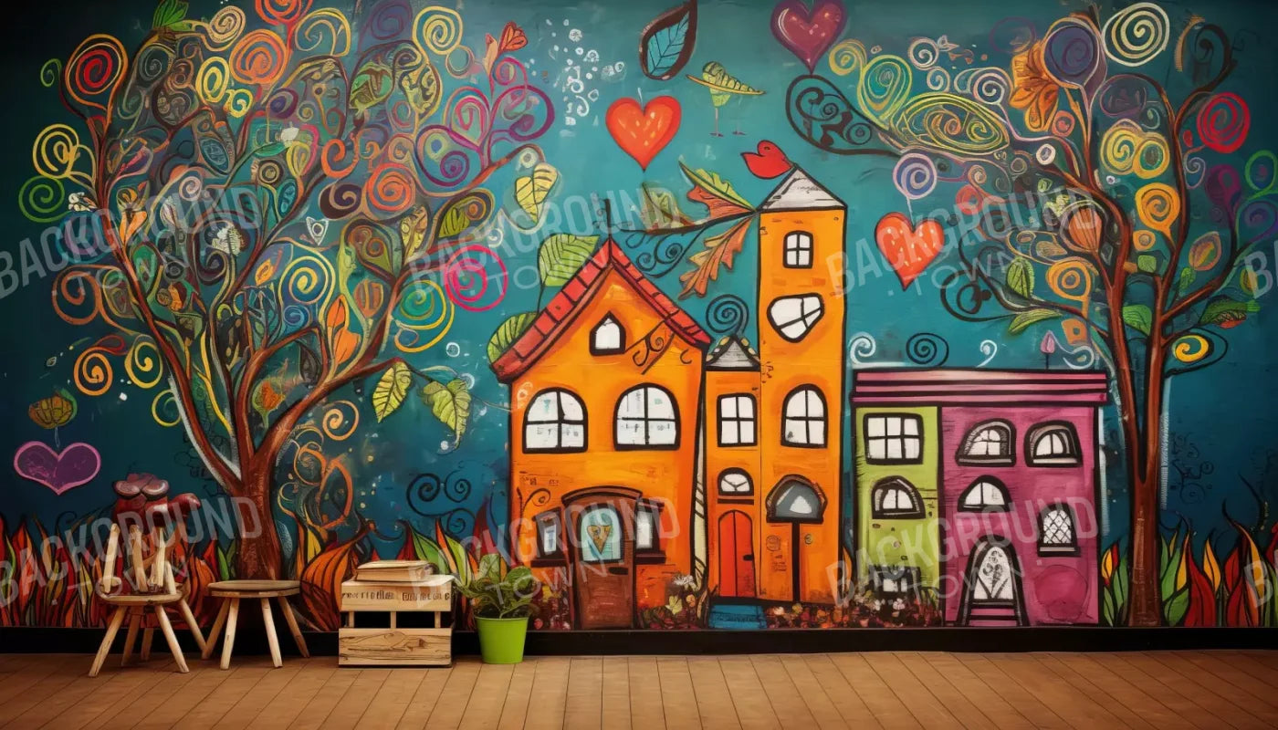 Our School 14’X8’ Ultracloth (168 X 96 Inch) Backdrop