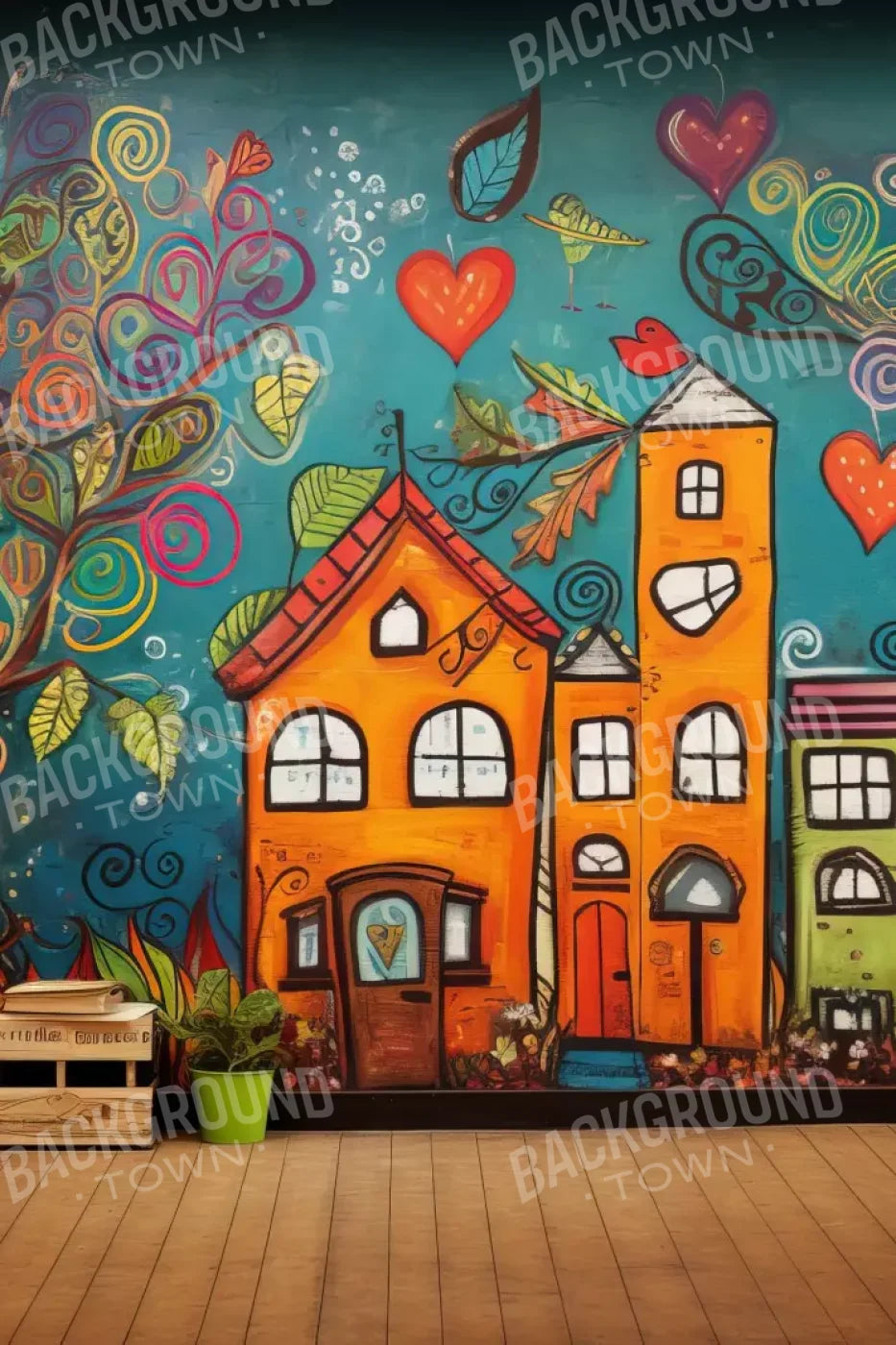 Our School 8’X12’ Ultracloth (96 X 144 Inch) Backdrop