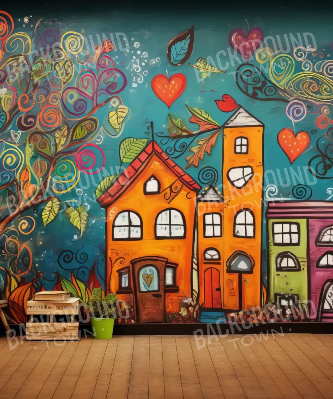 Our School 10’X12’ Ultracloth (120 X 144 Inch) Backdrop