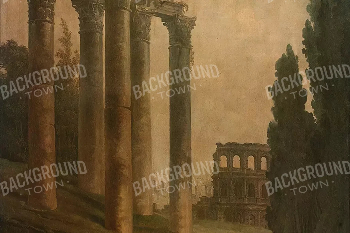 Roman Ruins Backdrop