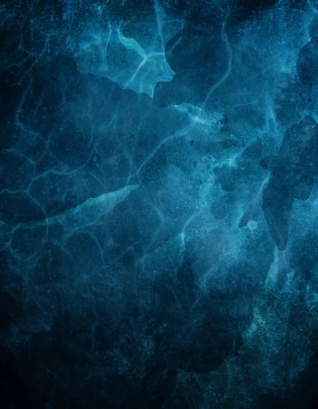 In The Deep Blue 6X8 Fleece ( 72 X 96 Inch ) Backdrop