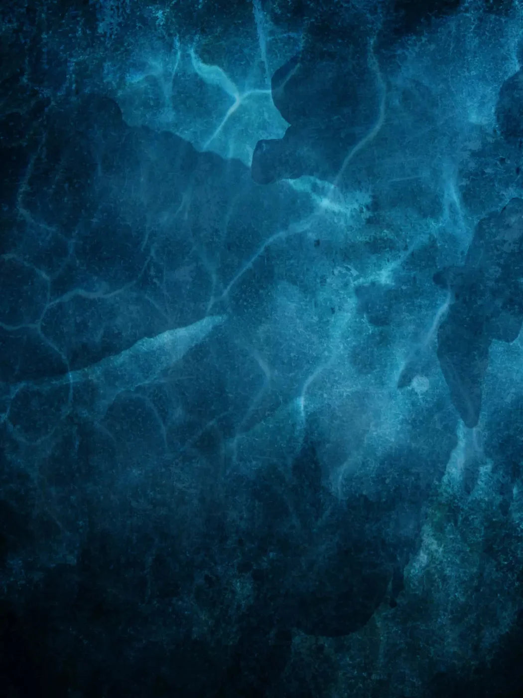 In The Deep Blue 8X10 Fleece ( 96 X 120 Inch ) Backdrop