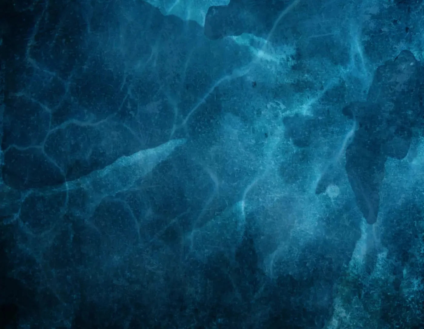 In The Deep Blue 8X6 Fleece ( 96 X 72 Inch ) Backdrop