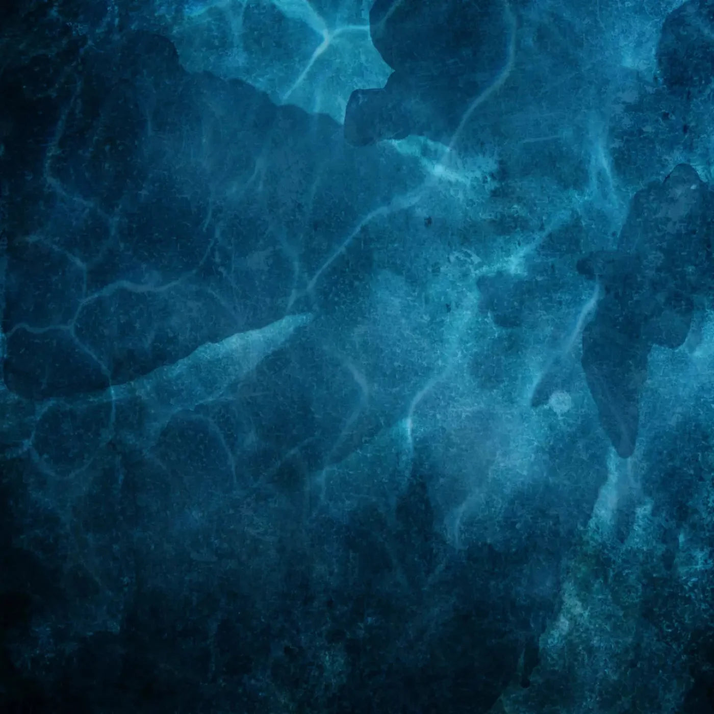 In The Deep Blue Backdrop