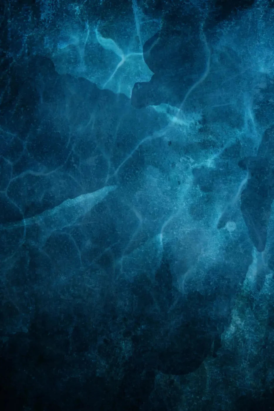 In The Deep Blue Backdrop