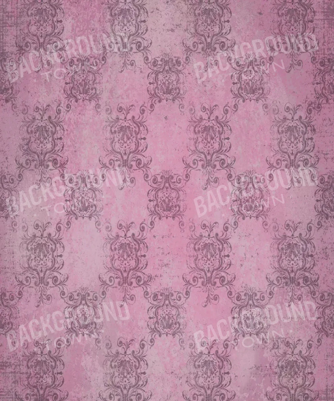 Pink Damask Backdrop for Photography