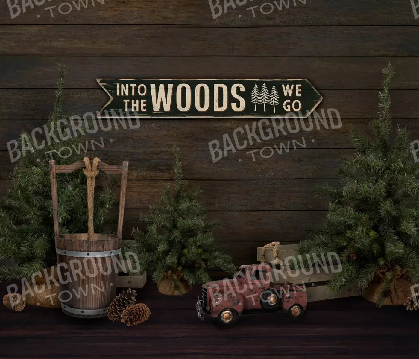 Into The Woods 12X10 Ultracloth ( 144 X 120 Inch ) Backdrop