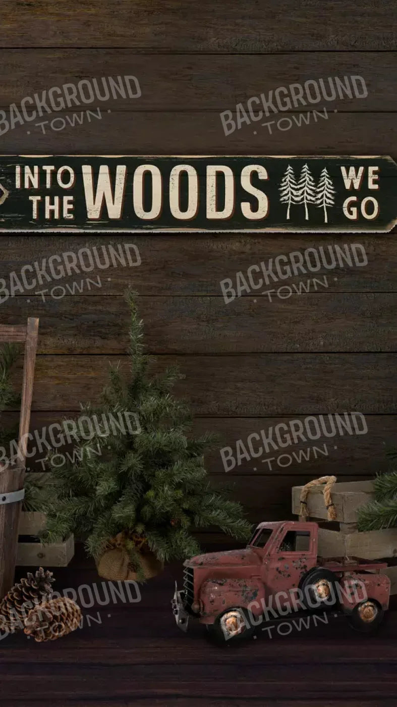 Into The Woods 8X14 Ultracloth ( 96 X 168 Inch ) Backdrop
