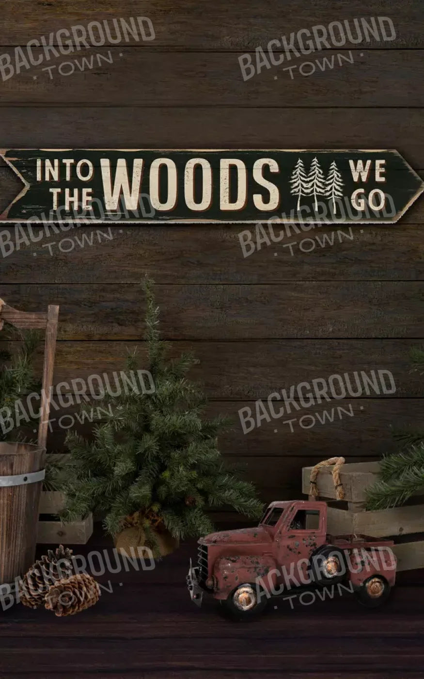 Into The Woods 9X14 Ultracloth ( 108 X 168 Inch ) Backdrop