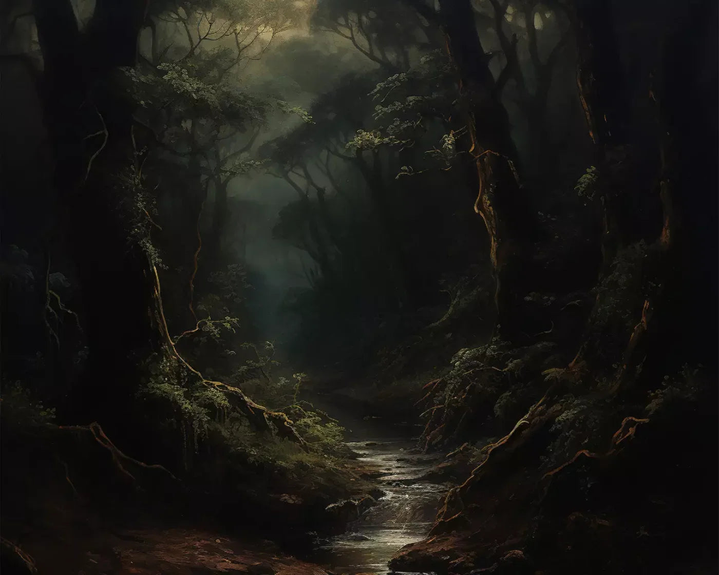 Into The Woods I 10’X8’ Fleece (120 X 96 Inch) Backdrop