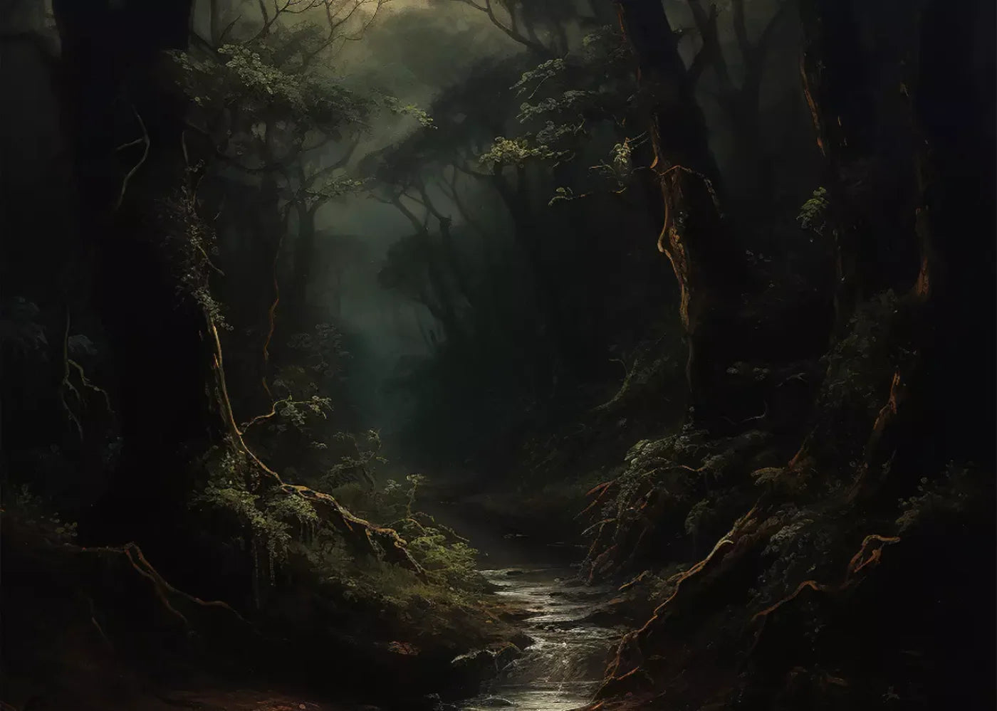 Into The Woods I 7’X5’ Ultracloth (84 X 60 Inch) Backdrop