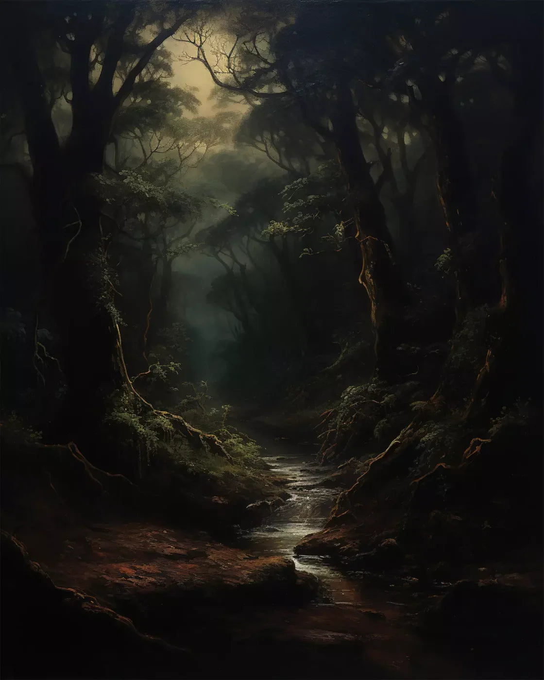 Into The Woods I 8’X10’ Fleece (96 X 120 Inch) Backdrop