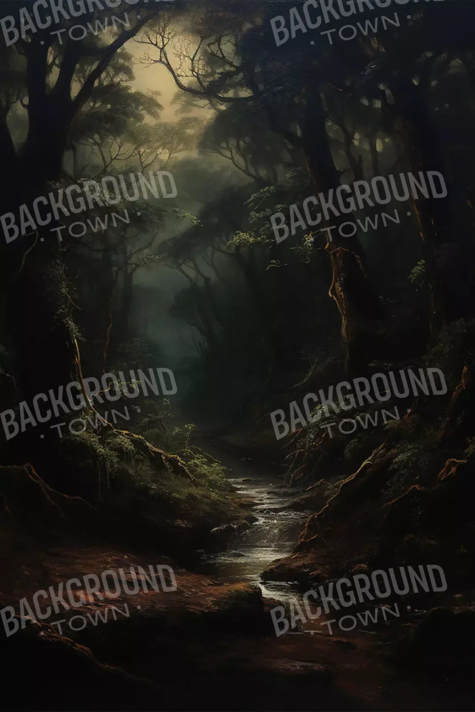 Into The Woods I 8’X12’ Ultracloth (96 X 144 Inch) Backdrop