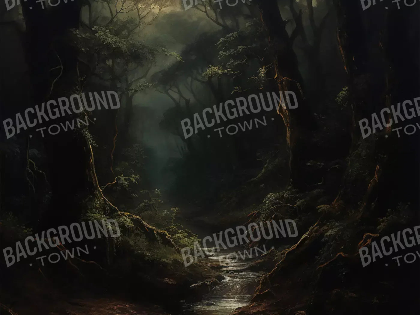 Into The Woods I 8’X6’ Fleece (96 X 72 Inch) Backdrop