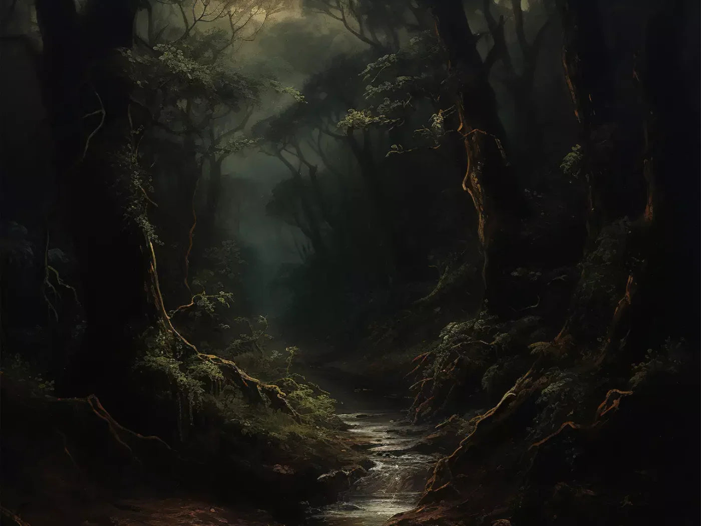 Into The Woods I 8’X6’ Fleece (96 X 72 Inch) Backdrop