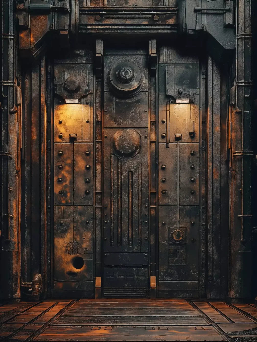 Iron Entrance Ii 5’X6’8 Fleece (60 X 80 Inch) Backdrop