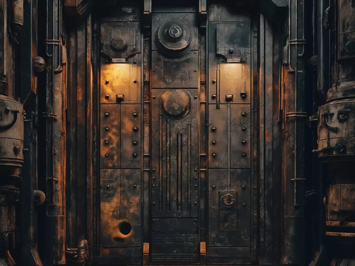 Iron Entrance Ii 6’8X5’ Fleece (80 X 60 Inch) Backdrop