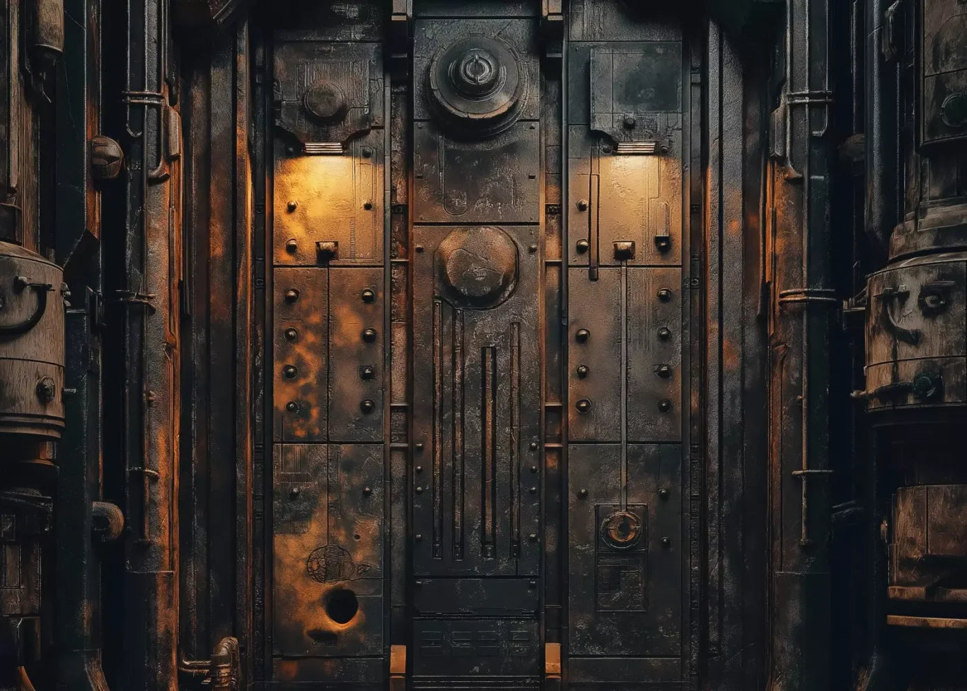 Iron Entrance Ii 7’X5’ Ultracloth (84 X 60 Inch) Backdrop