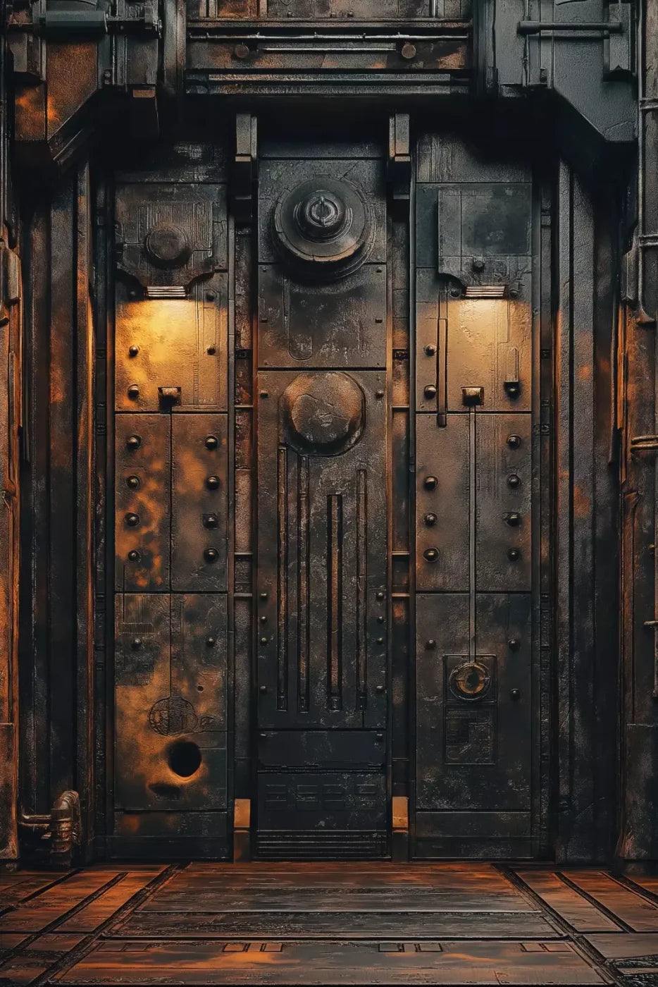 Iron Entrance Ii 8’X12’ Ultracloth (96 X 144 Inch) Backdrop