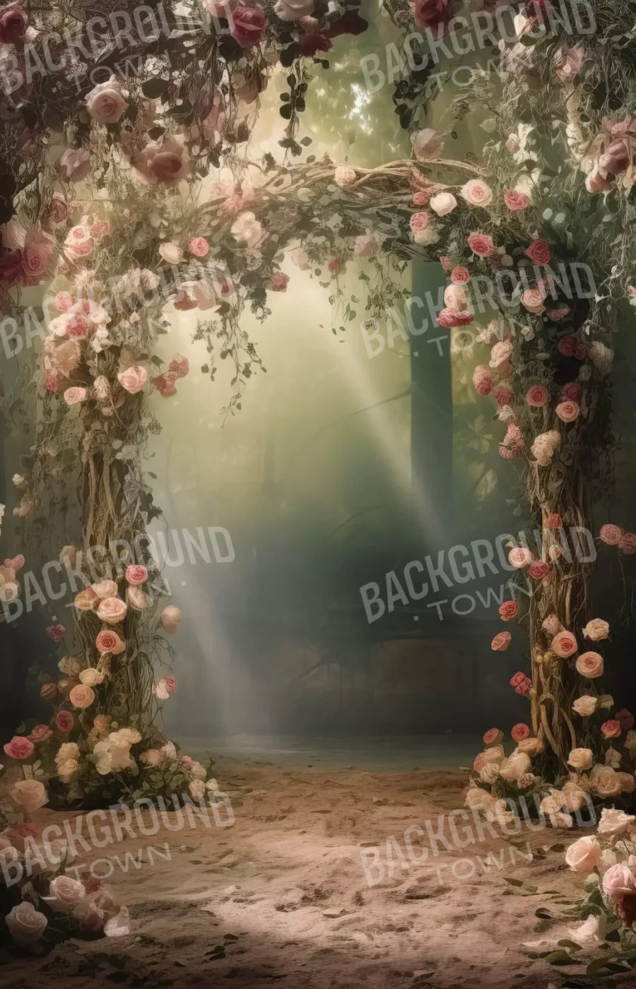 Ivory And Sand 9X14 Ultracloth ( 108 X 168 Inch ) Backdrop