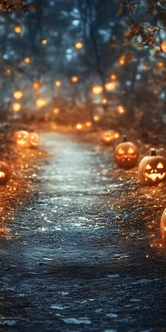 Jackolantern Path 1 10’X20’ Ultracloth (120 X 240 Inch) Backdrop