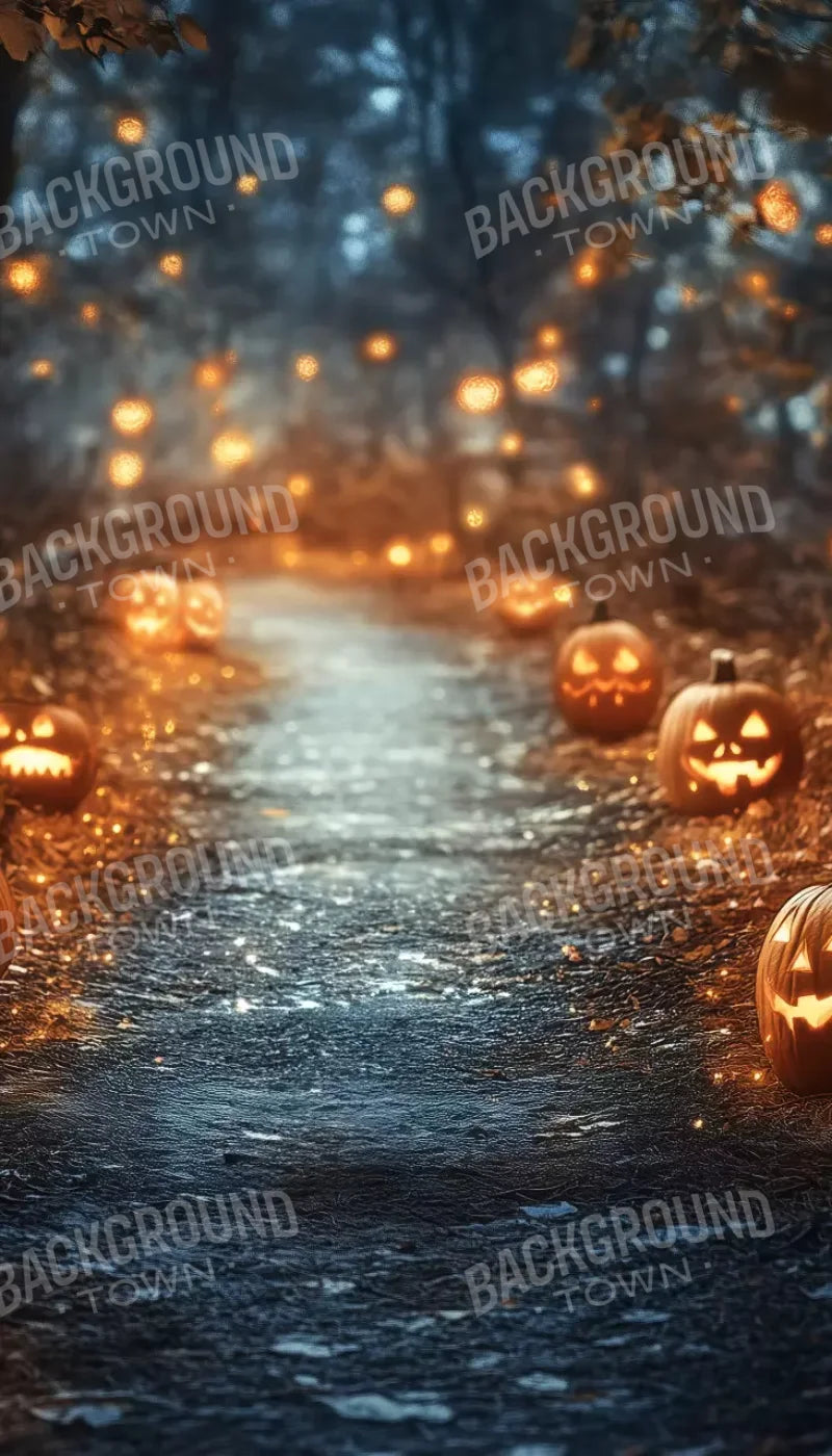 Jackolantern Path 1 8’X14’ Ultracloth (96 X 168 Inch) Backdrop