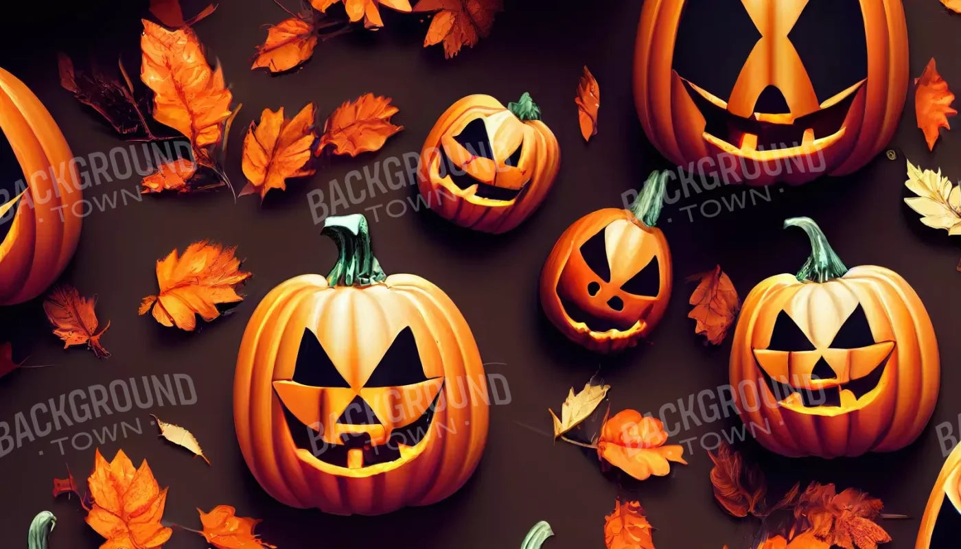 Jack O Pattern 14’X8’ Ultracloth (168 X 96 Inch) Backdrop