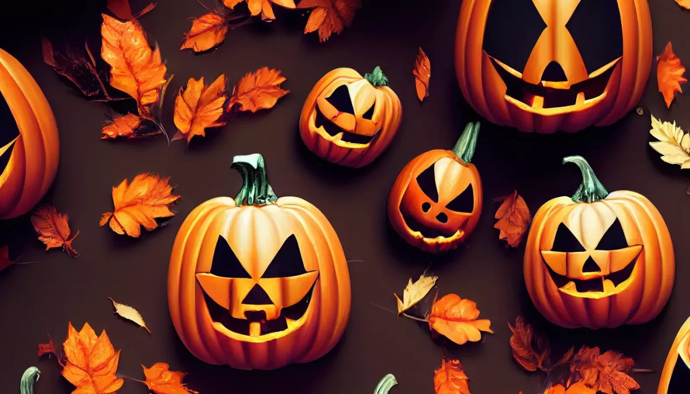 Jack O Pattern 14’X8’ Ultracloth (168 X 96 Inch) Backdrop