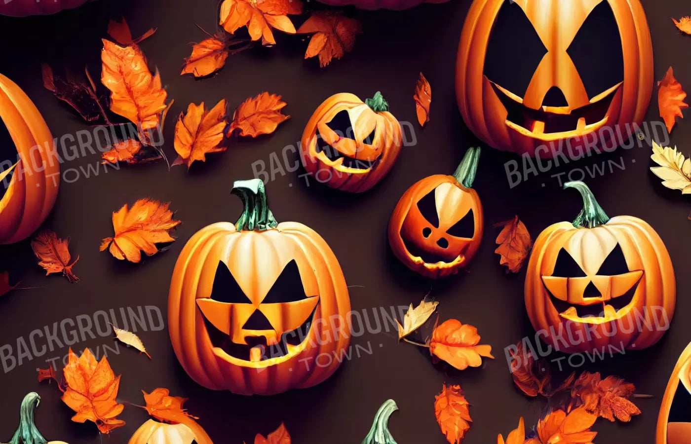 Jack O Pattern 14’X9’ Ultracloth (168 X 108 Inch) Backdrop