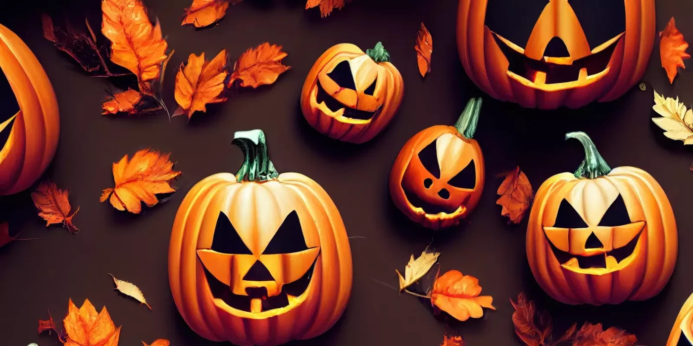 Jack O Pattern 16’X8’ Ultracloth (192 X 96 Inch) Backdrop