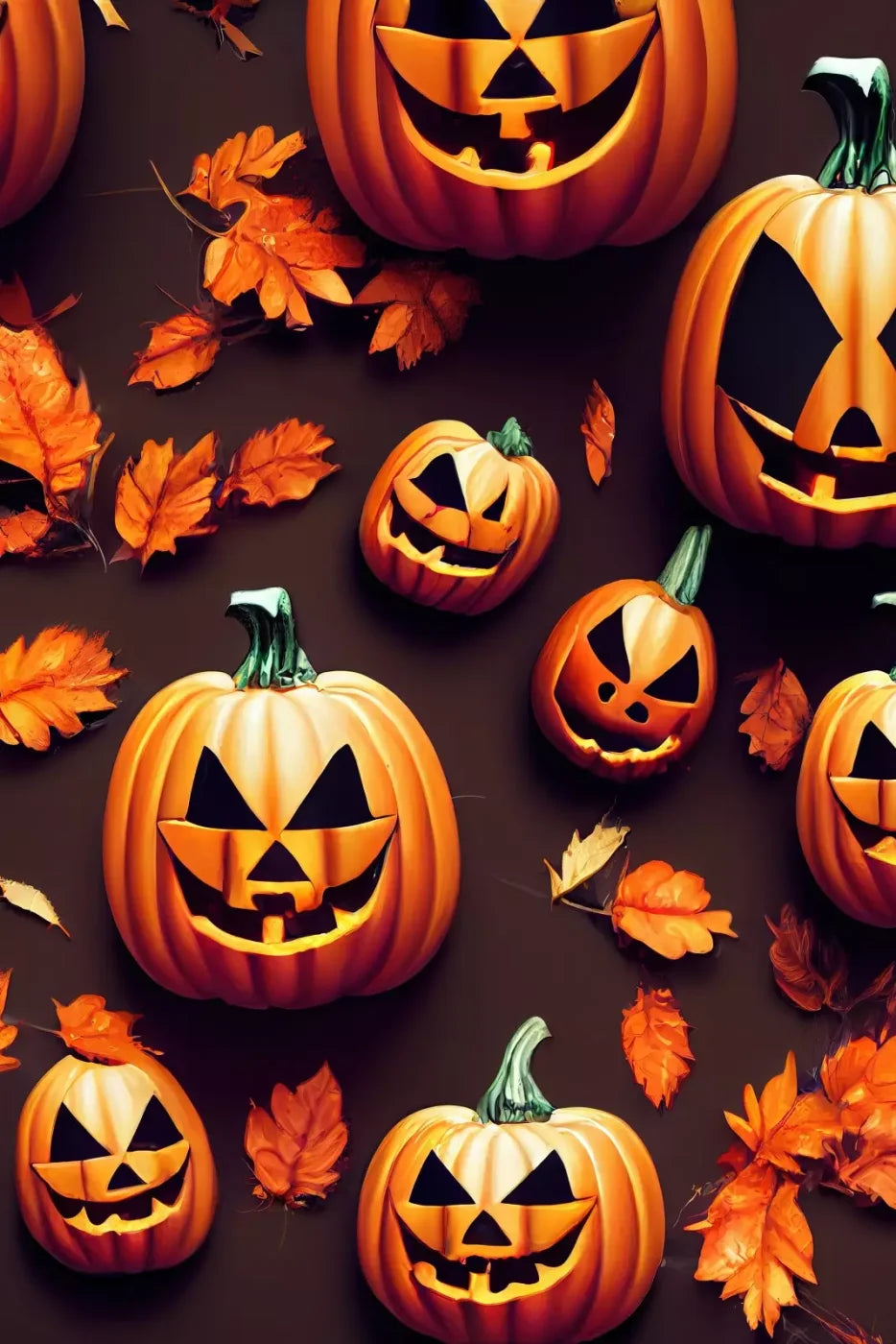 Jack O Pattern 8’X12’ Ultracloth (96 X 144 Inch) Backdrop