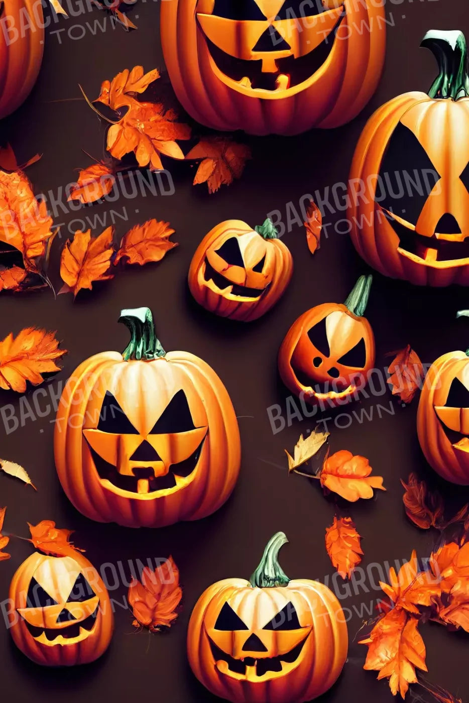 Jack O Pattern 8’X12’ Ultracloth (96 X 144 Inch) Backdrop