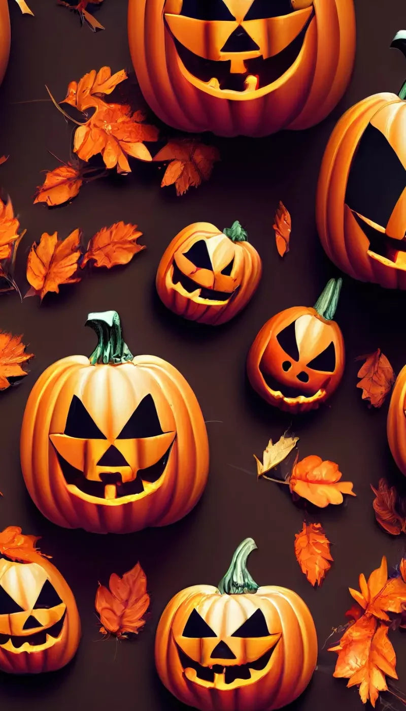 Jack O Pattern 8’X14’ Ultracloth (96 X 168 Inch) Backdrop