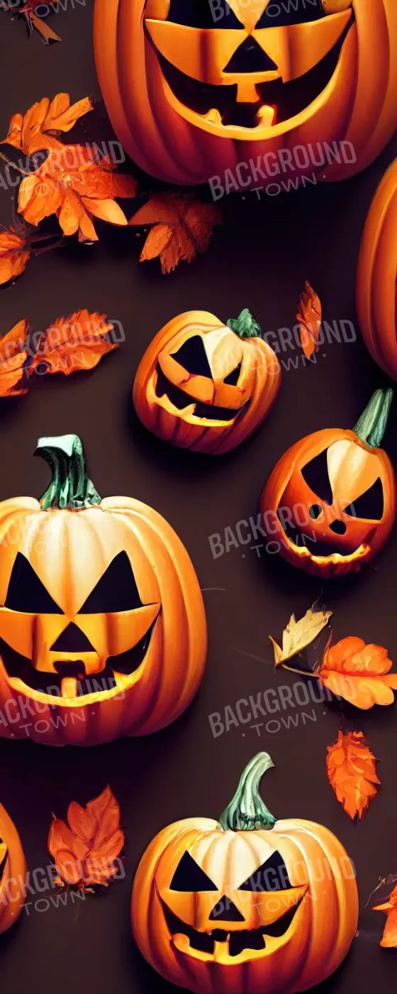 Jack O Pattern 8’X20’ Ultracloth (96 X 240 Inch) Backdrop
