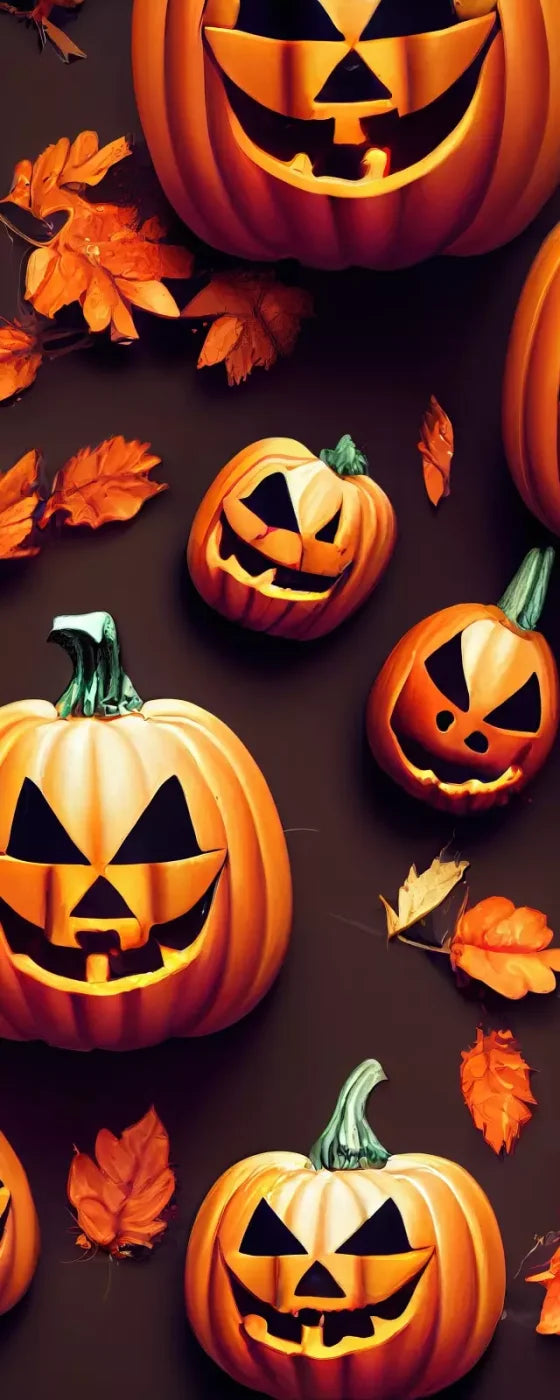 Jack O Pattern 8’X20’ Ultracloth (96 X 240 Inch) Backdrop