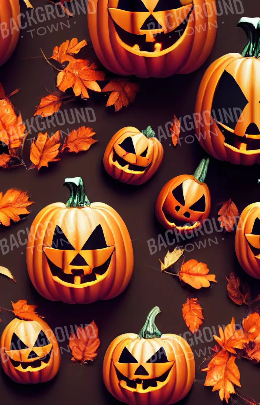 Jack O Pattern 9’X14’ Ultracloth (108 X 168 Inch) Backdrop