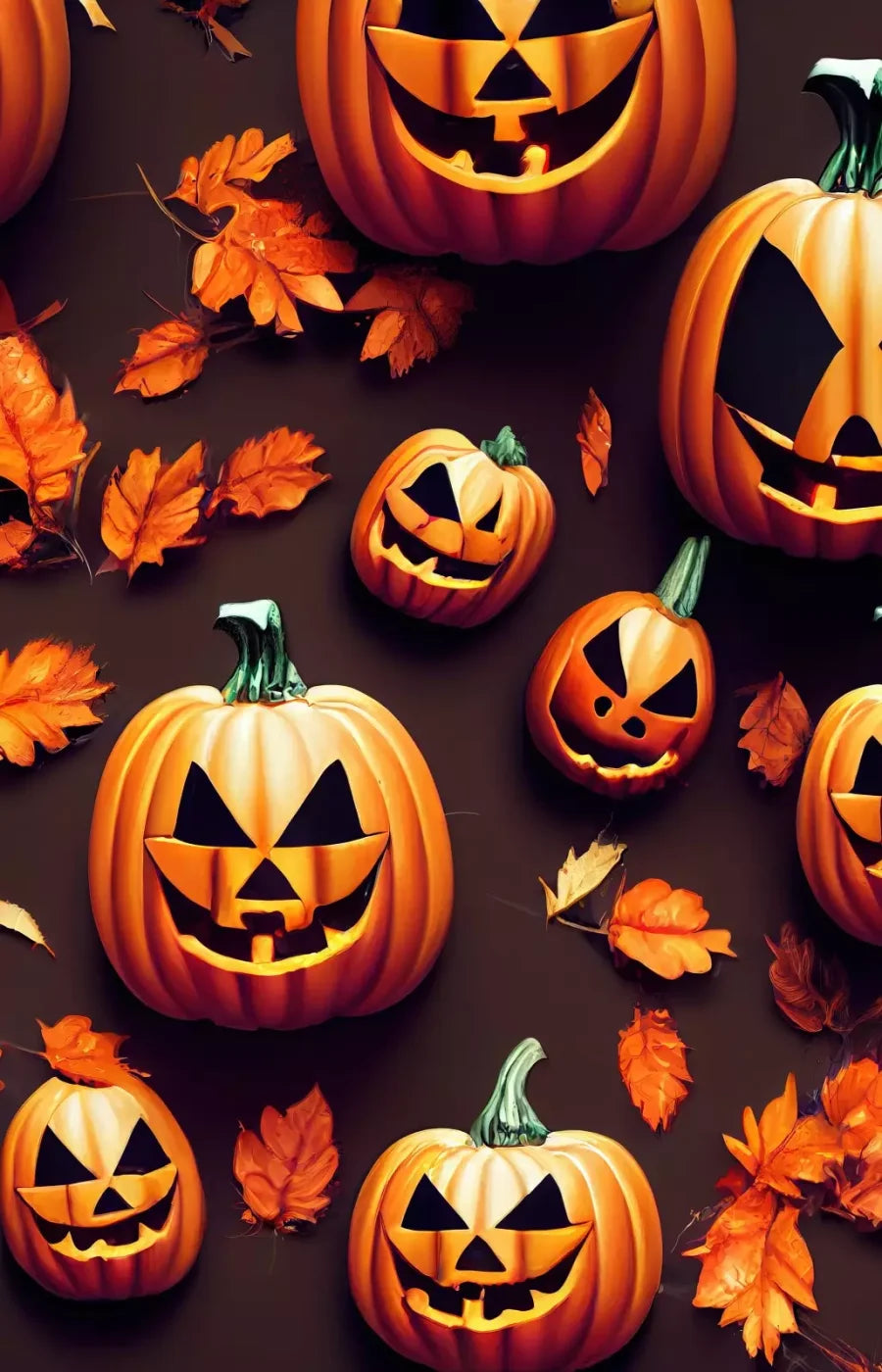 Jack O Pattern 9’X14’ Ultracloth (108 X 168 Inch) Backdrop