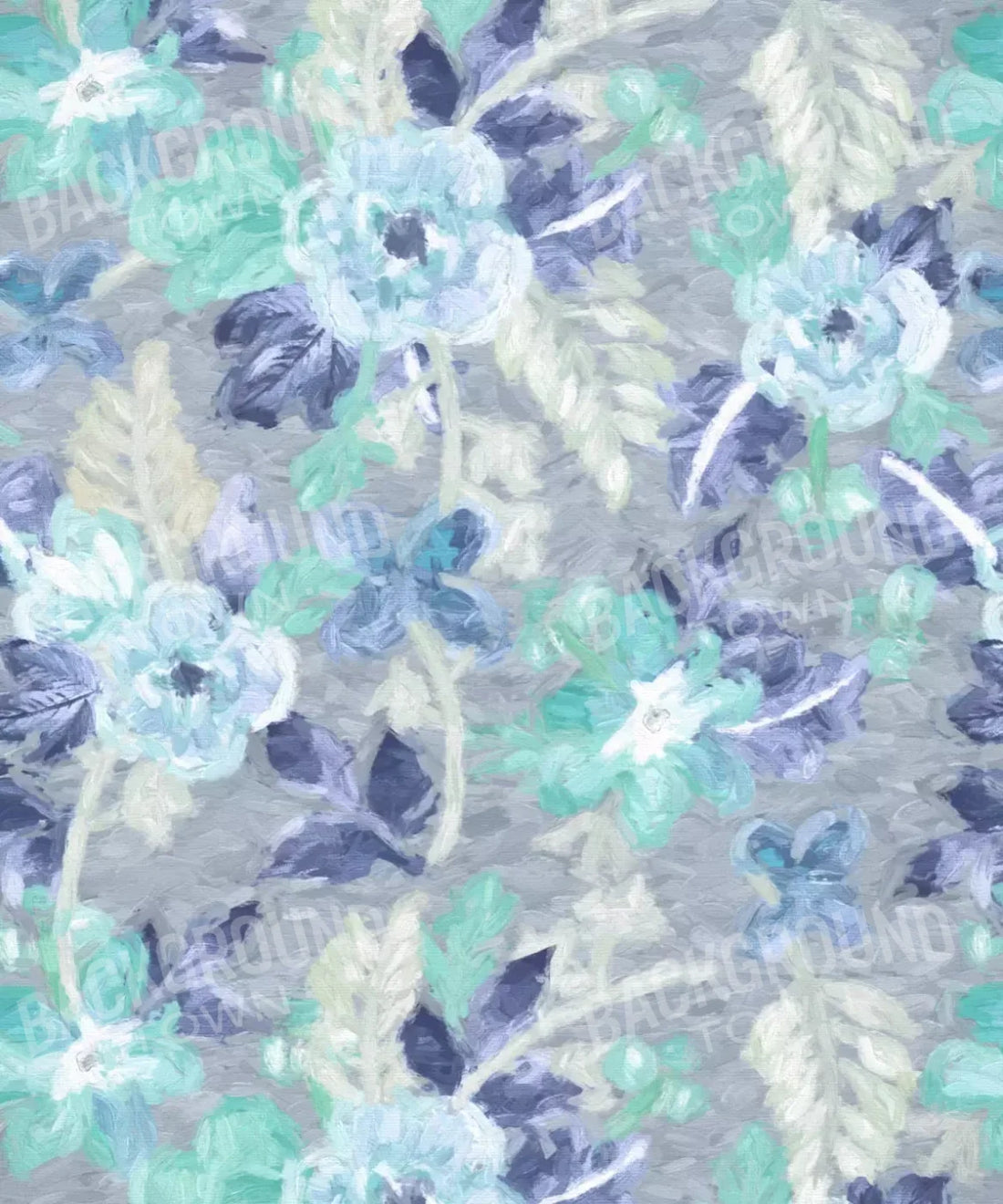 Purple Floral Backdrop for Photography