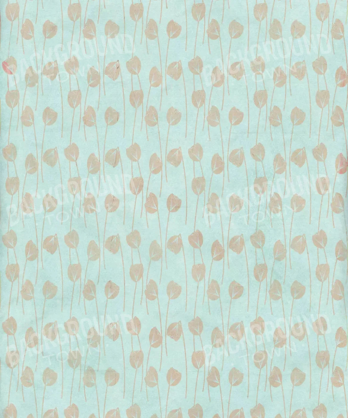 Blue Floral Backdrop for Photography