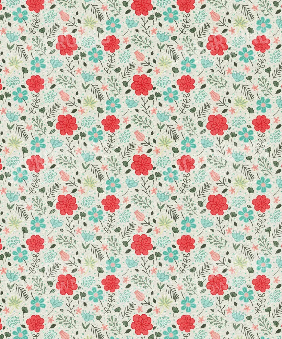 Multi-Color Floral Backdrop for Photography