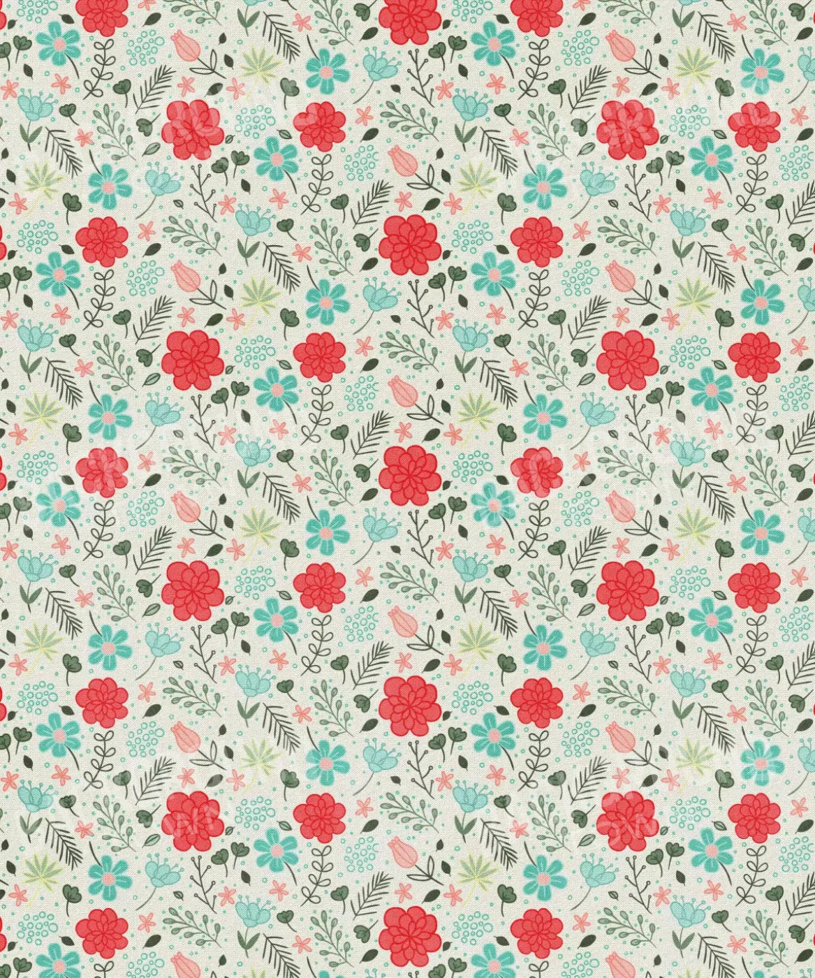 Multi-Color Floral Backdrop for Photography