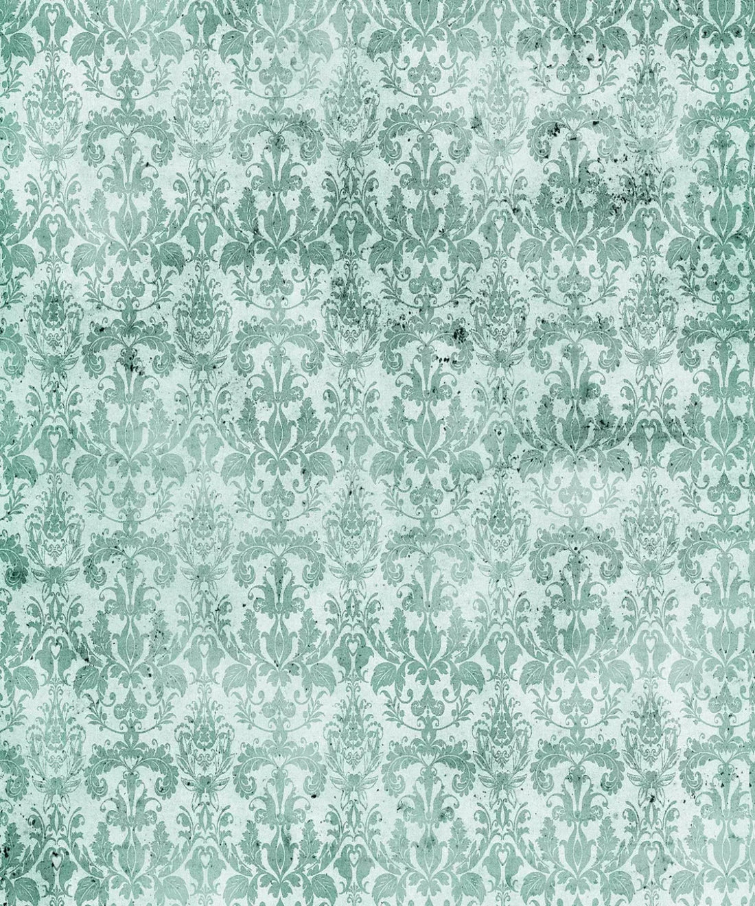 Green Damask Backdrop for Photography