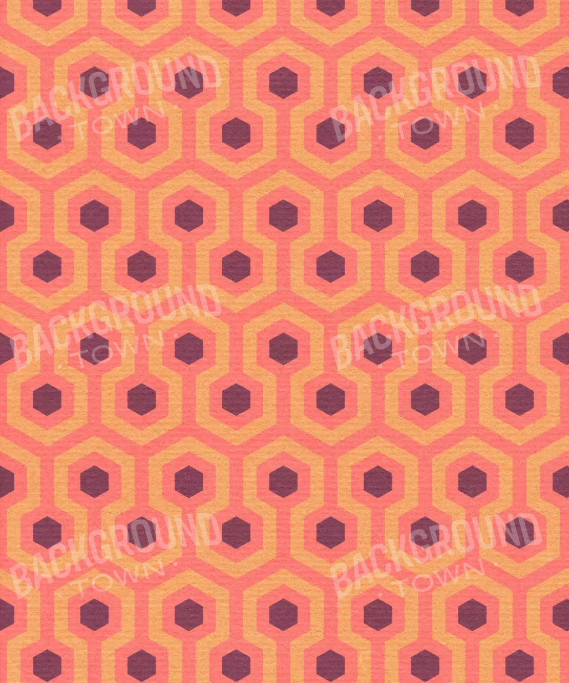 Orange Pattern Backdrop for Photography